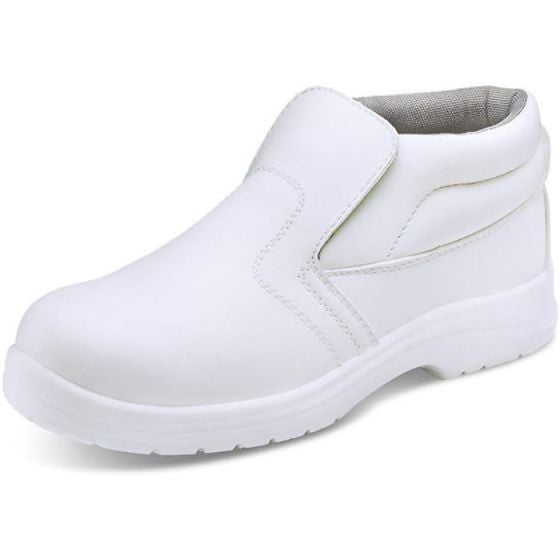 Micro-Fibre Boot S2 Slip Resistant 200 Joule Steel Toe Cap White Size 06