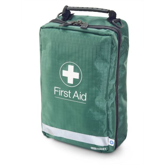 Eclipse BSI First Aid Bag Only Made from Ripstop Material Double Zip Green