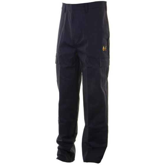 Trousers 320gsm Cotton Fire Retardant Anti Static Navy Blue Size 40 Tall