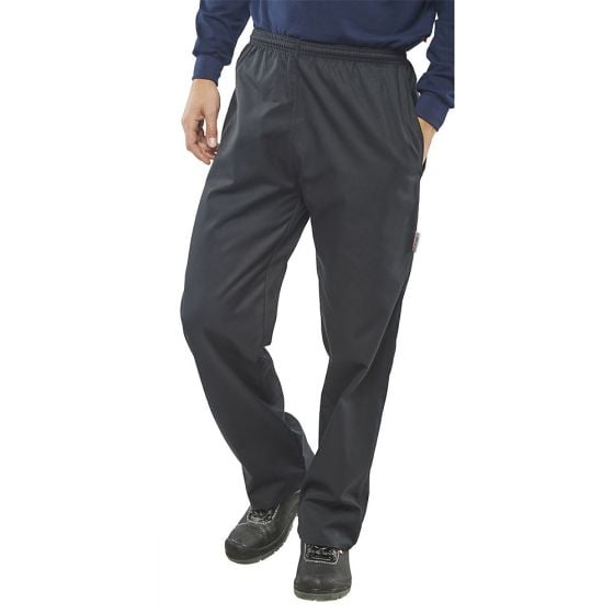 Protex Trousers Jog Bottom Style Flame Retardant EN531 Navy Blue Size MED