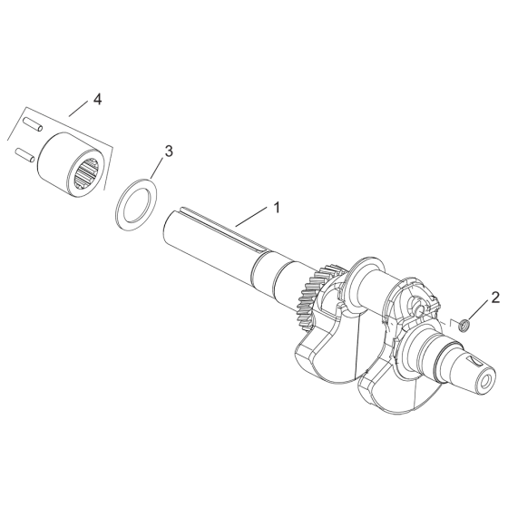 CrankShaft for Kohler CH20 Engines