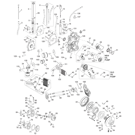 Lubrication  for Kohler CH23 Engines