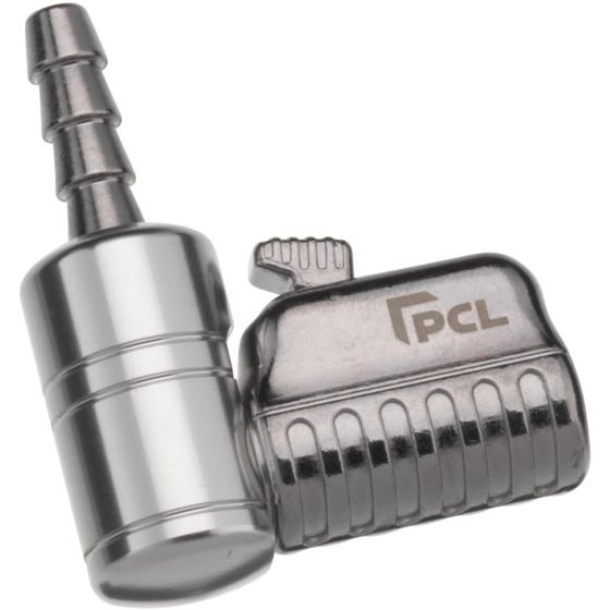 PCL Air Connector, Angled, Swivel, Open End, Hose Tail for 1/4" Bore Hose - CH4H01