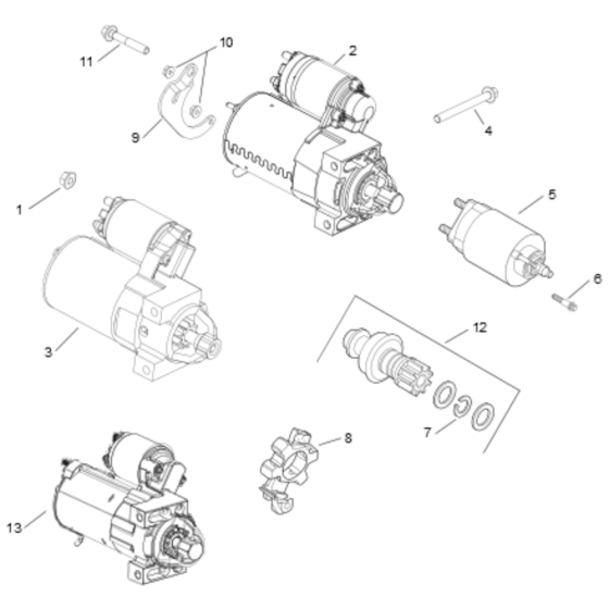 Starting for Kohler CH640LP Engines