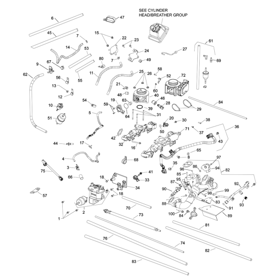 Fuel System for Kohler CH735 Engines