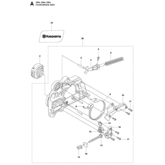 Chain Brake & Clutch Cover