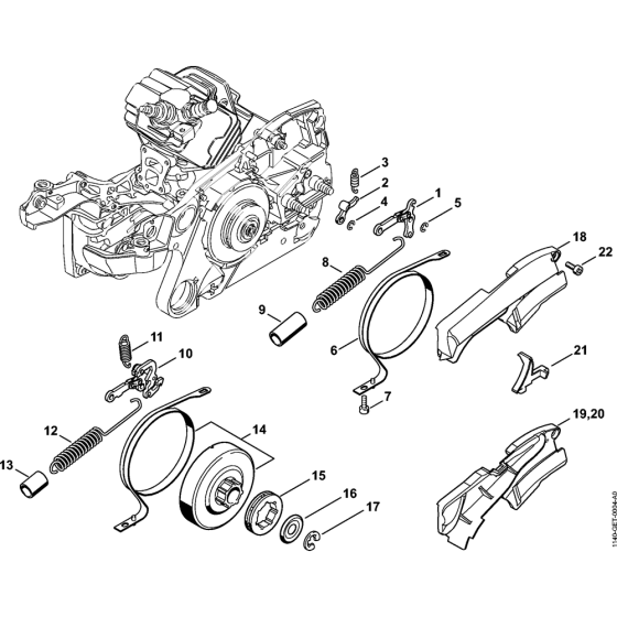 Chain Brake Assembly for Stihl