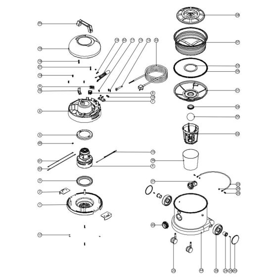 Assembly for Numatic CVC370