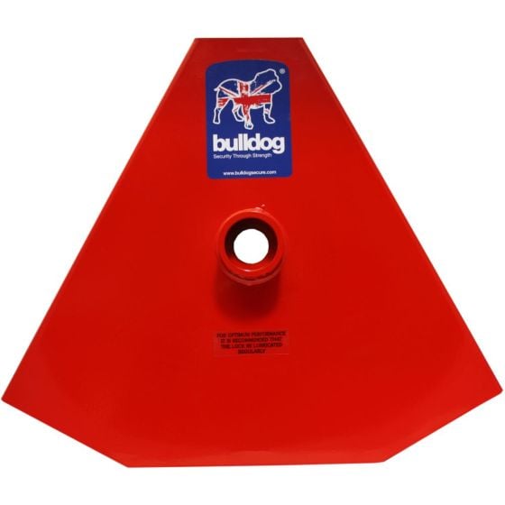 Bulldog CL20 Red Triangular Cover plate for Titan & Centaur Wheel Clamps