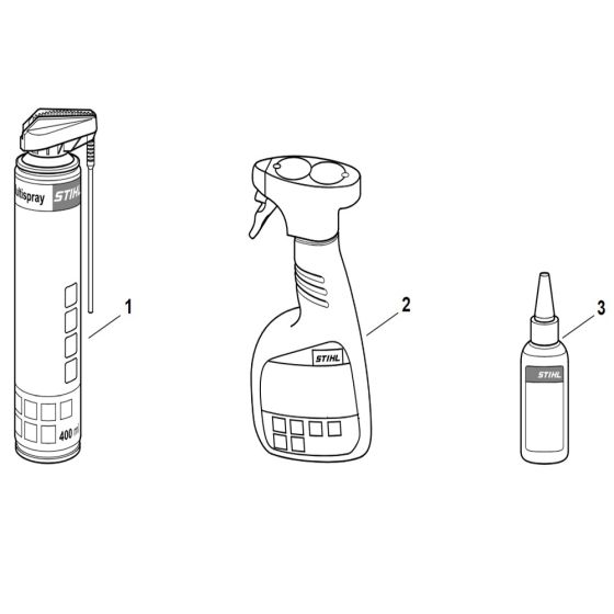 Stihl HLA 66 Cleaning Products