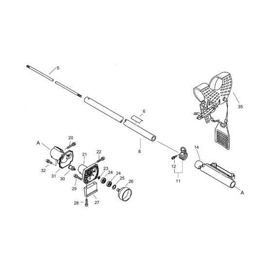 Pipe & Handle for ECHO CLS-5800
