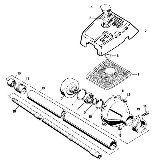 Clutch & Drive Tube Assembly