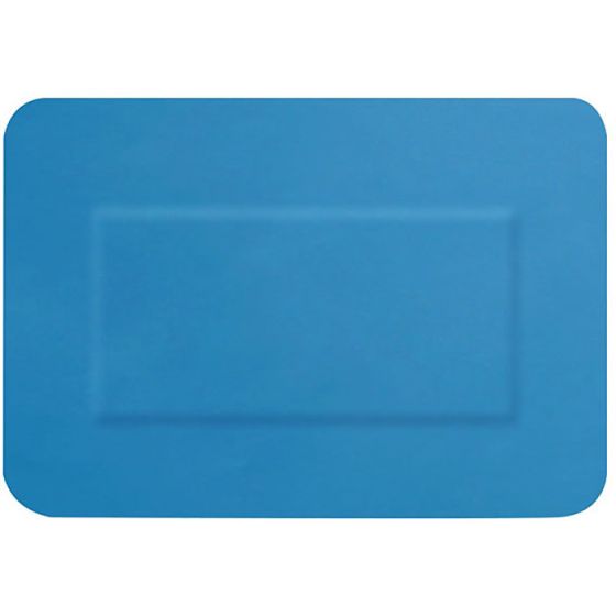 Large Patch Plasters used in Catering/Food Industry 72 x 50mm Blue 50 Pack