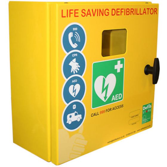 Defibrillator Mild Steel Free Opening Cabinet & Internal LED Light Sensor