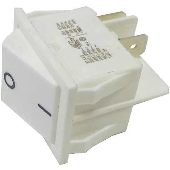 Rocker Switch 240V (White) Fits Belle Maxi 140 Mixer - CMS27