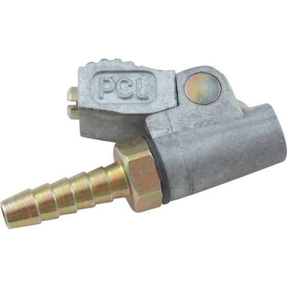PCL Single Clip-On Connector, Open End, 4.75mm (3/16) I/D Hose Tail (CARTON) - CO2E03