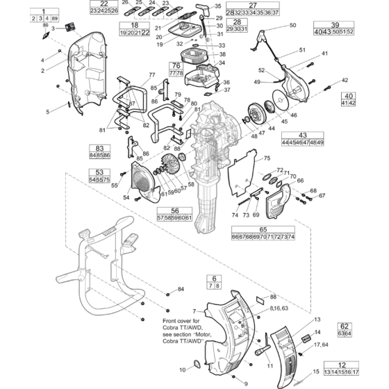 Body Assembly for Atlas Copco Cobra TT Breakers