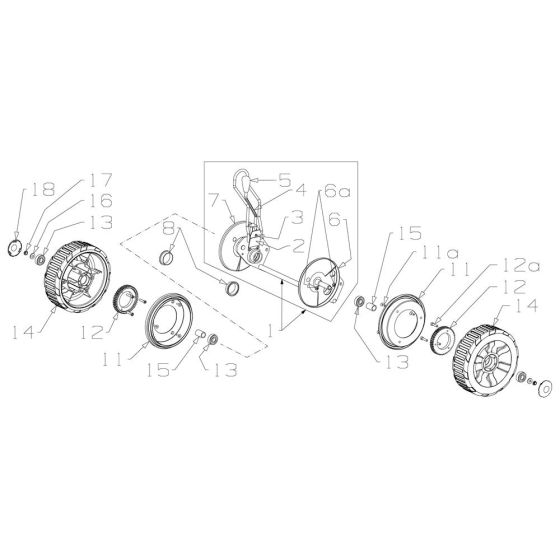 Wheel Assembly for Masport Mower