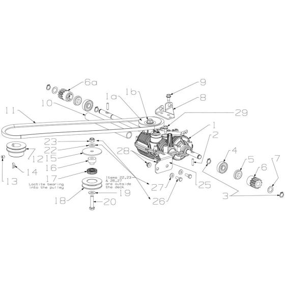 Gearbox Assembly for Morrison