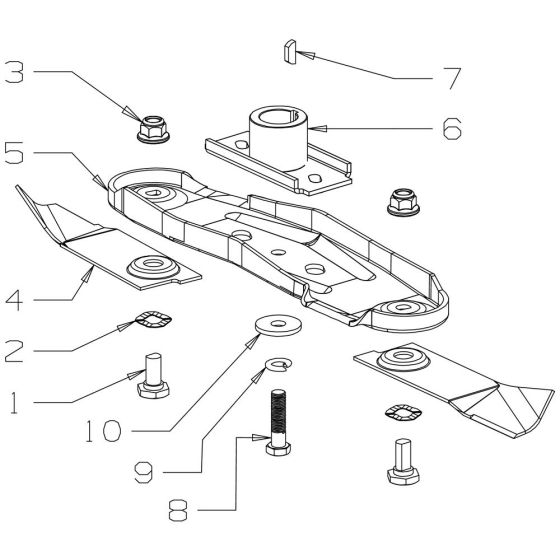 Blade Assembly for Morrison Mower