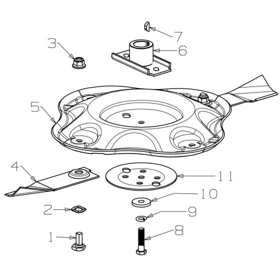 Blade Assembly for Morrison Mower
