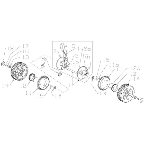 Wheel Assembly for Morrison Mower