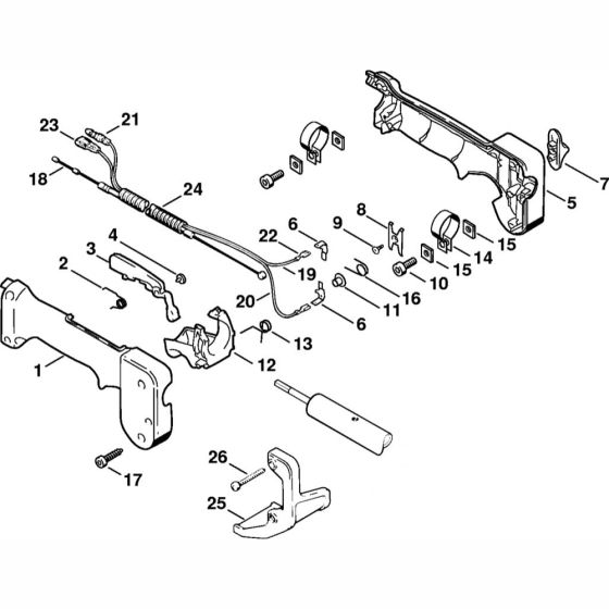 Control Handle for Stihl FR106