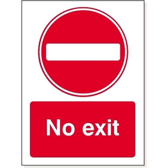 No Exit 3mm Foamex