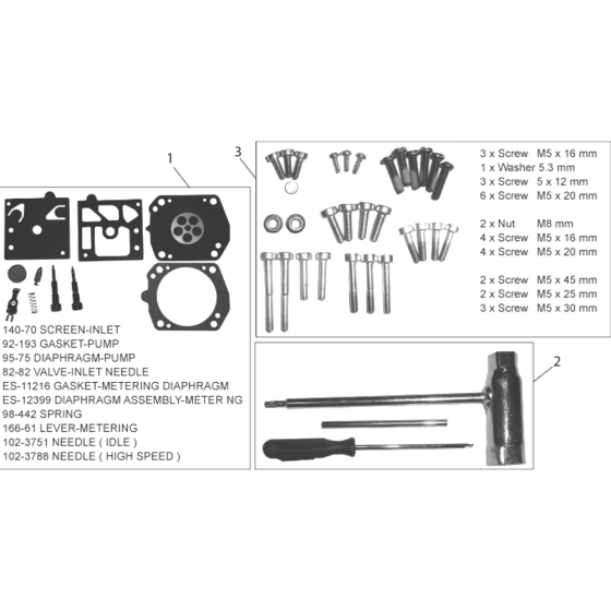 Accessories for Norton Clipper CP512 Disc Cutter