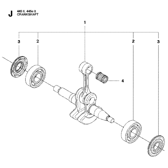 Crankshaft Assembly for 445eii