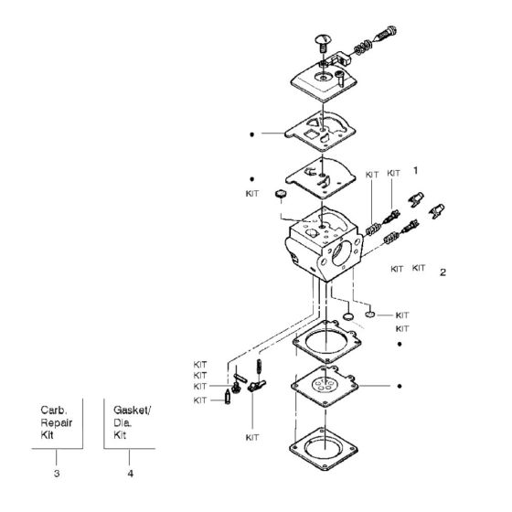 Carburetor Assembly for Husqvarna