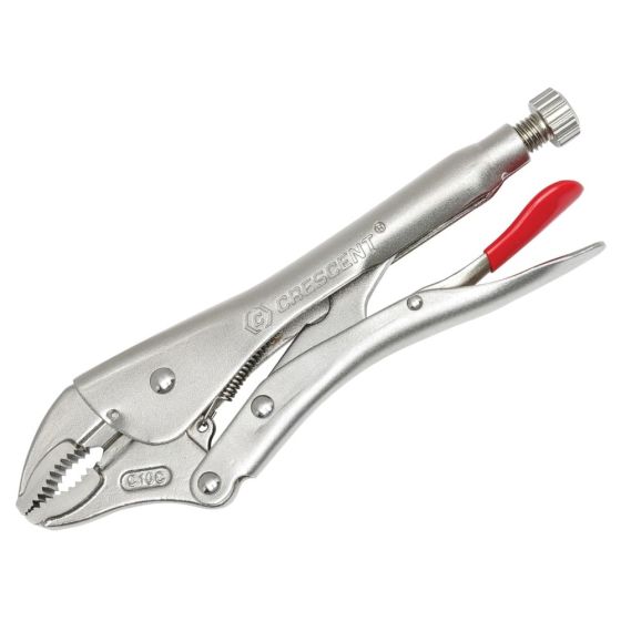 Curved Jaw Locking Pliers with Wire Cutter 127mm-254mm (10in)