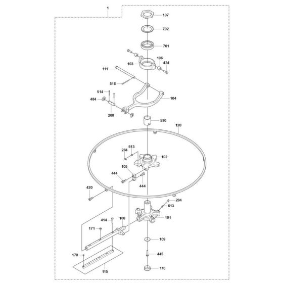 Blade Assembly for Husqvarna