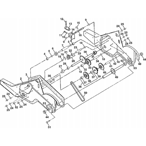 Transmission Assembly for Husqvarna CRT 53 Cultivator/Tiller