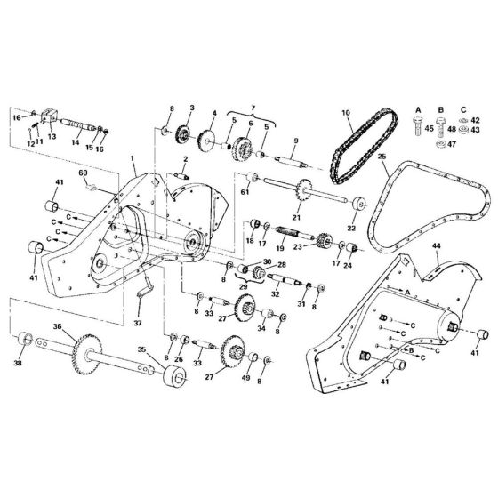 Transmission Assembly for Husqvarna