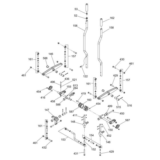 Steering Assembly for Wacker