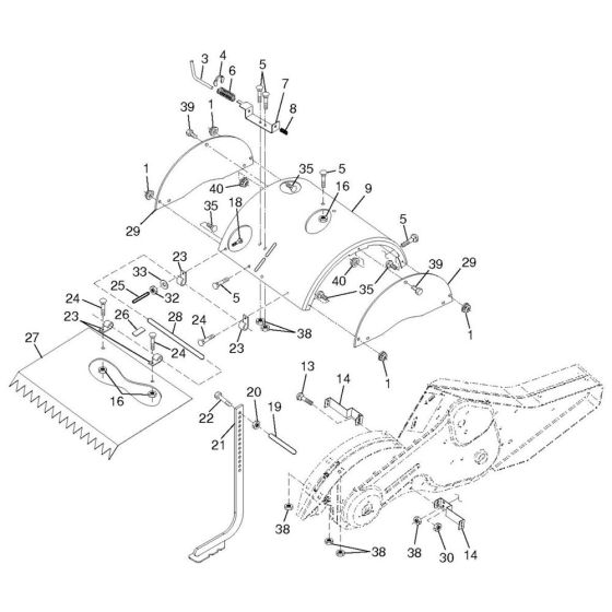 Shield Assembly for CRT 900