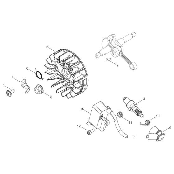 Magneto for ECHO CS-2510TES Chainsaw