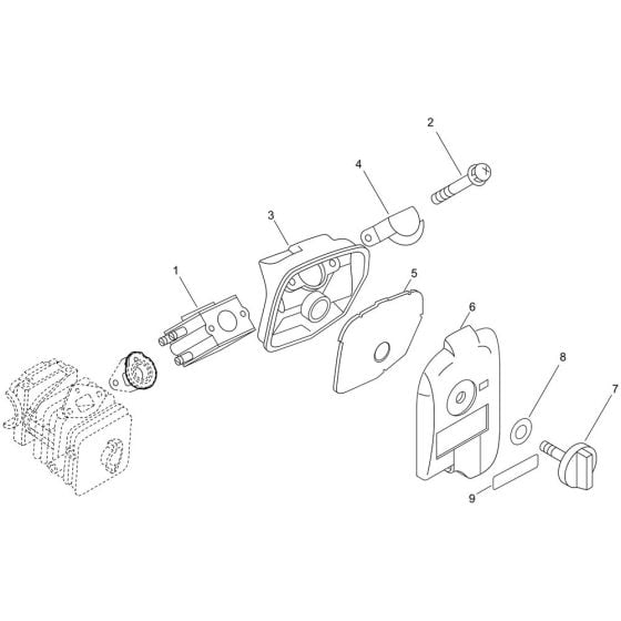 Air Cleaner for ECHO CS-280TES Chainsaw