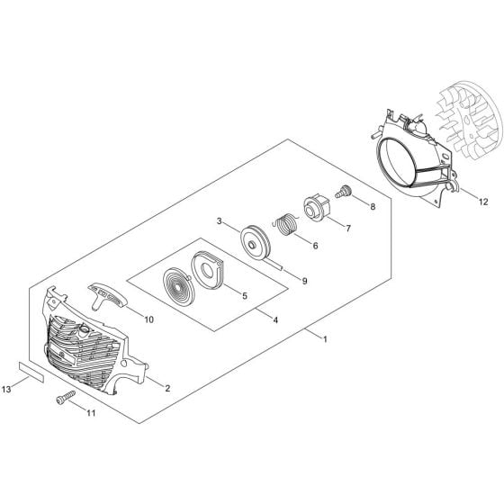 Recoil Starter for ECHO CS-310ES Chainsaw