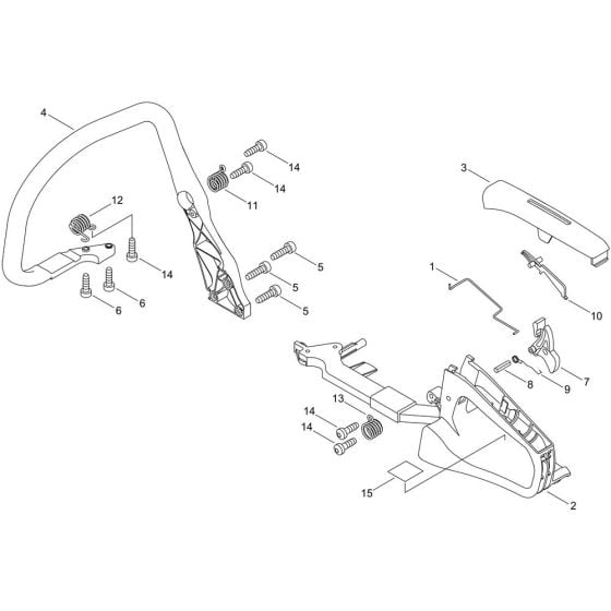 Handle for ECHO CS-310ES Chainsaw