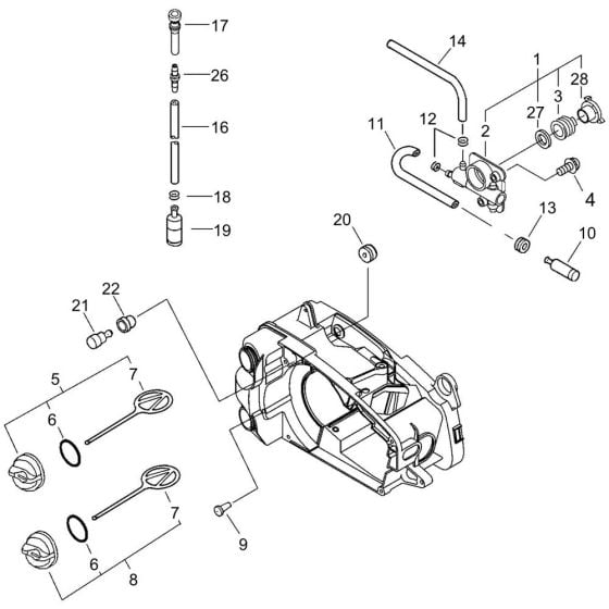 Auto-Oiler for ECHO CS-350TES Chainsaw