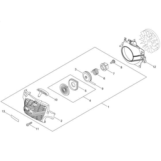 Recoil Starter for ECHO CS-352AC Chainsaw