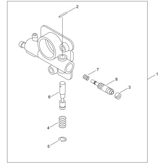 Oiler for ECHO CS-355T Chainsaw