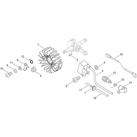 Magneto for ECHO CS-355T Chainsaw