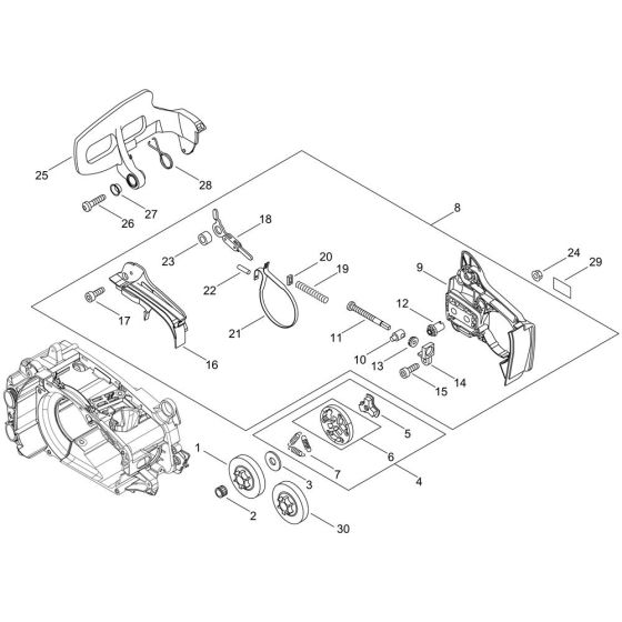 Chain Brake for ECHO CS-355T Chainsaw