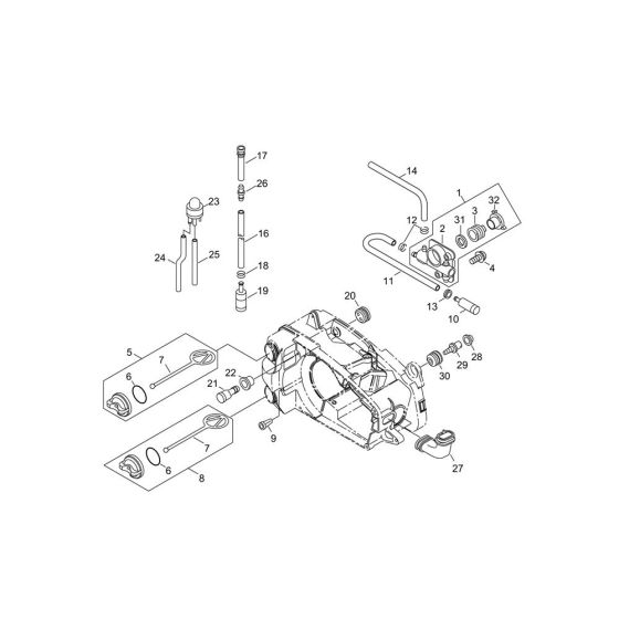 Auto-Oiler for ECHO CS-360WES Chainsaw