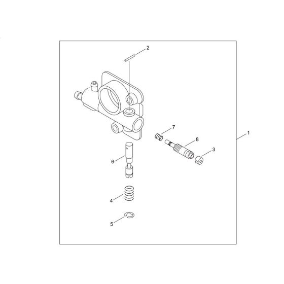 Oiler for ECHO CS-361WES Chainsaw