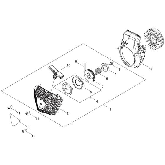 Recoil Starter for ECHO CS-4010 Chainsaw