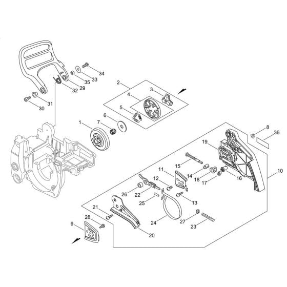 Chain Brake for ECHO CS-420EMS Chainsaw